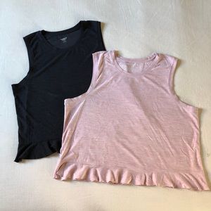 Old Navy Active Peplum tank tops